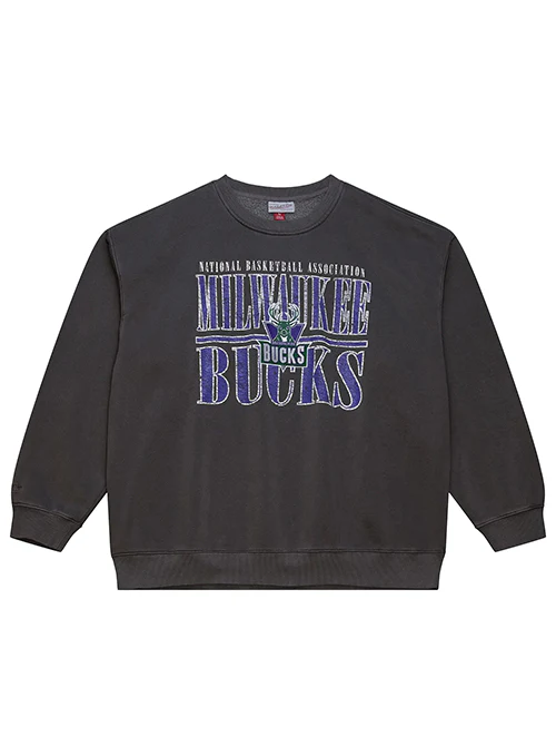 Mitchell & Ness HWC '93 Downtown Milwaukee Bucks Crewneck Sweatshirt