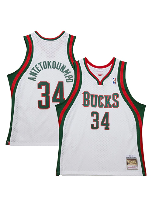 Mitchell & Ness HWC '13 Giannis Antetokounmpo Milwaukee Bucks Swingman Jersey