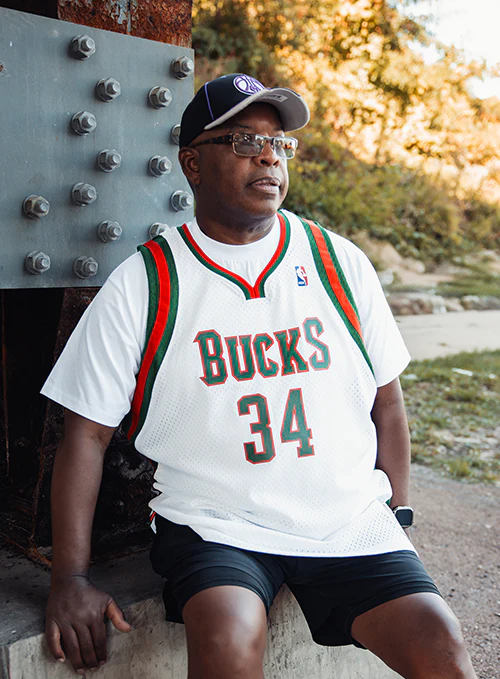 Mitchell & Ness HWC '13 Giannis Antetokounmpo Milwaukee Bucks Swingman Jersey - Image 2