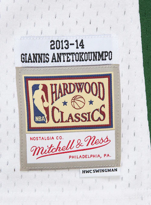 Mitchell & Ness HWC '13 Giannis Antetokounmpo Milwaukee Bucks Swingman Jersey - Image 7