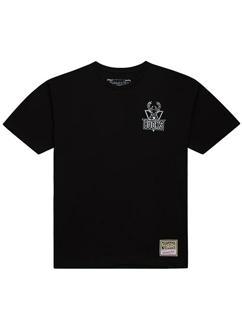 Mitchell & Ness HWC '68-'93 Legacy Milwaukee Bucks T-Shirt - Image 2