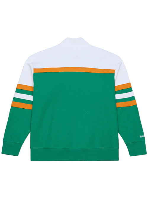 Mitchell & Ness HWC '68 Head Coach Milwaukee Bucks 1/4 Zip Sweatshirt - Image 2