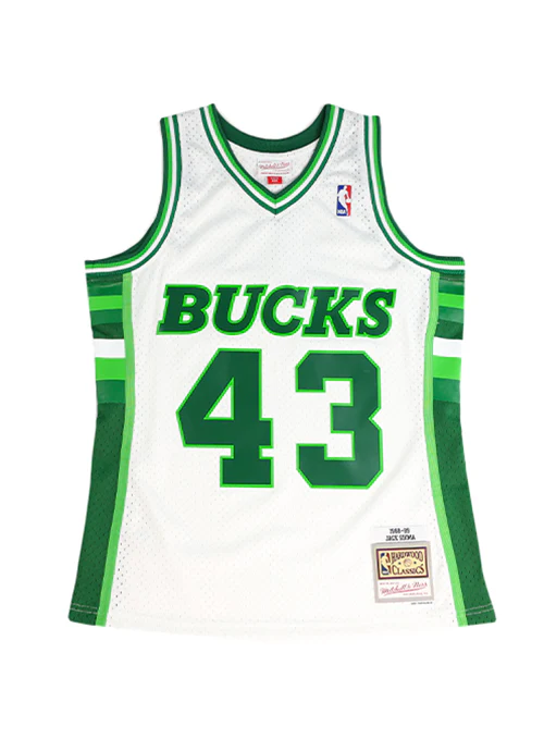 Mitchell & Ness HWC' 88 Jack Sikma Milwaukee Bucks Swingman Jersey - Image 3