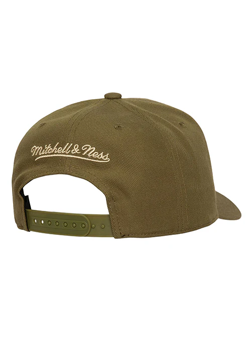 Mitchell & Ness HWC '93 Olive Pinch Milwaukee Bucks Snapback Hat - Image 2