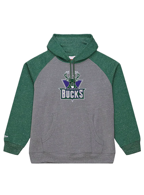Mitchell & Ness HWC '93 Milwaukee Bucks Static Streak Hooded Sweatshirt