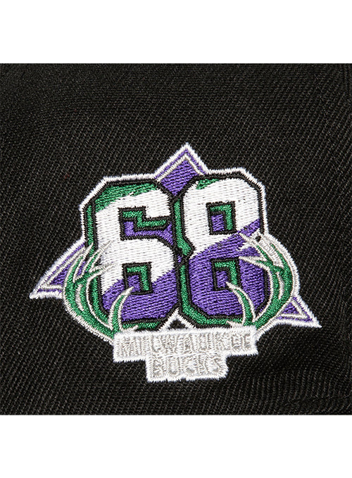Mitchell & Ness HWC '93 Side Jam Milwaukee Bucks Snapback Hat - Image 3