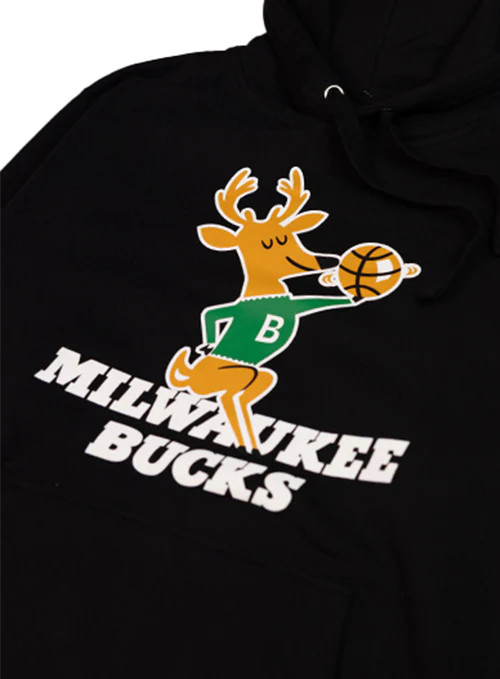 Mitchell & Ness HWC Reload 1 Milwaukee Bucks Hooded Sweatshirt - Image 2
