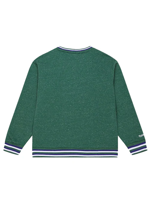 Mitchell & Ness HWC '93 Static Streak Milwaukee Bucks Crewneck Sweatshirt - Image 2