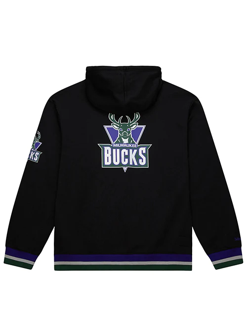 Mitchell & Ness HWC '93 Playmaker Milwaukee Bucks Hooded Sweatshirt - Image 3