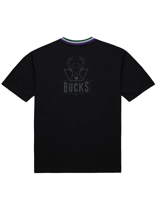 Mitchell & Ness HWC '93 Playmaker Milwaukee Bucks T-Shirt - Image 3