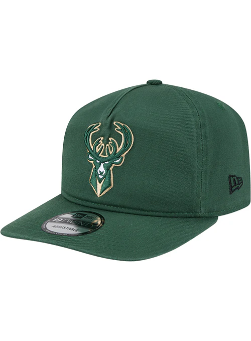 New Era 19Twenty Icon Green Milwaukee Bucks Snapback Hat