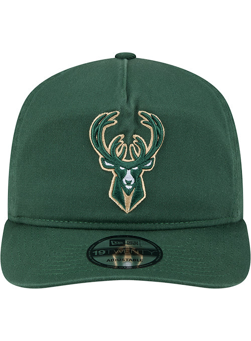 New Era 19Twenty Icon Green Milwaukee Bucks Snapback Hat - Image 3
