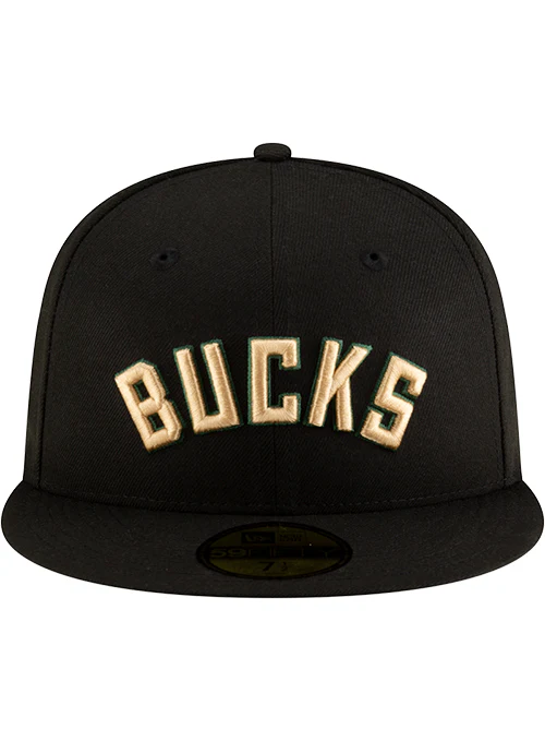 New Era 2022 Statement Edition 59Fifty Milwaukee Bucks Fitted Hat - Image 3