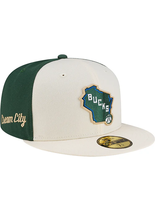 New Era 2025-26 City Edition 59Fifty State Milwaukee Bucks Fitted Hat - Image 3