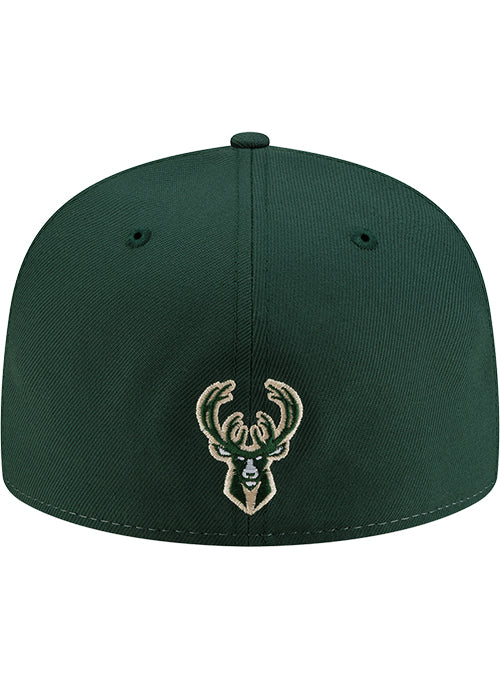 New Era 59Fifty Wisconsin All Over Print Brim Milwaukee Bucks Fitted Hat - Image 4
