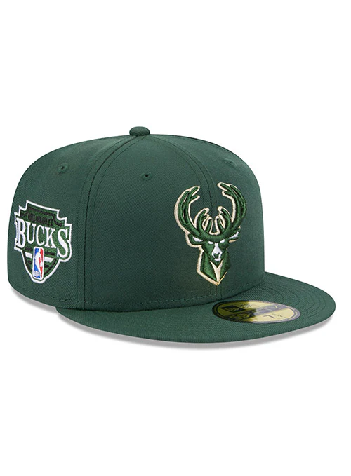 New Era 59Fifty Patch Milwaukee Bucks Fitted Hat - Image 2