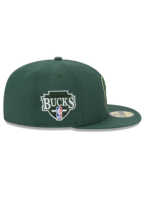 New Era 59Fifty Patch Milwaukee Bucks Fitted Hat - Image 4