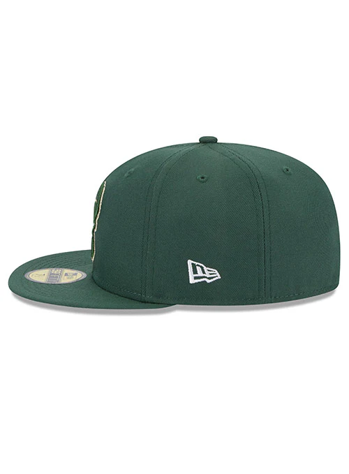 New Era 59Fifty Patch Milwaukee Bucks Fitted Hat - Image 5