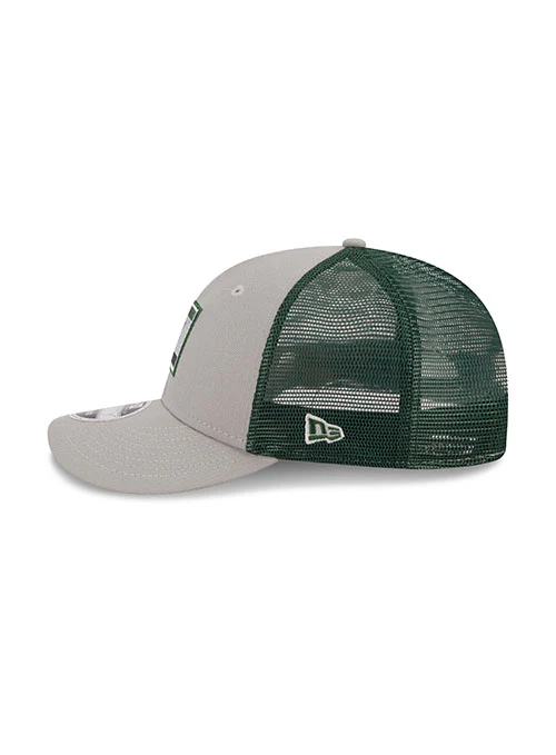 New Era 9Fifty Icon Mesh Gray Milwaukee Bucks Snapback Hat - Image 4