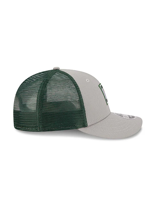 New Era 9Fifty Icon Mesh Gray Milwaukee Bucks Snapback Hat - Image 5