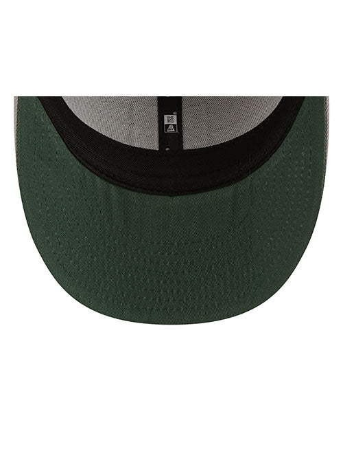 New Era 9Fifty Icon Mesh Gray Milwaukee Bucks Snapback Hat - Image 7