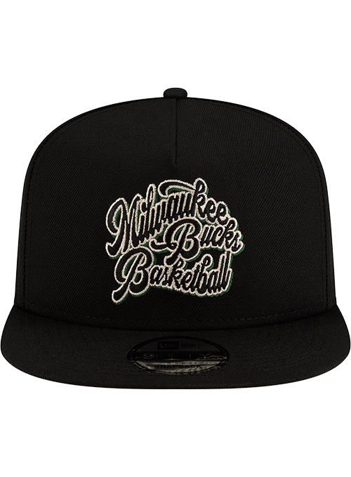 New Era 9Fifty 3 Line Milwaukee Bucks Snapback Hat - Image 3