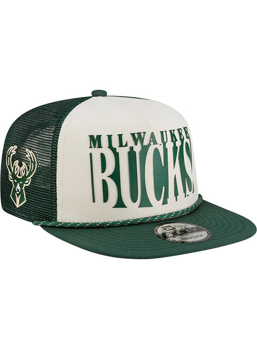 New Era 9Fifty Racing Milwaukee Bucks Snapback Hat - Image 2