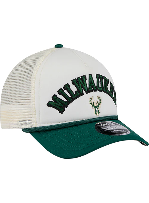 New Era 9Forty Chrome Milwaukee Bucks Snapback Hat - Image 3