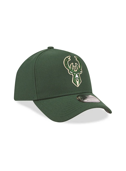 New Era 9Forty Icon Green Milwaukee Bucks Adjustable Hat - Image 2