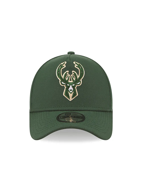 New Era 9Forty Icon Green Milwaukee Bucks Adjustable Hat - Image 3
