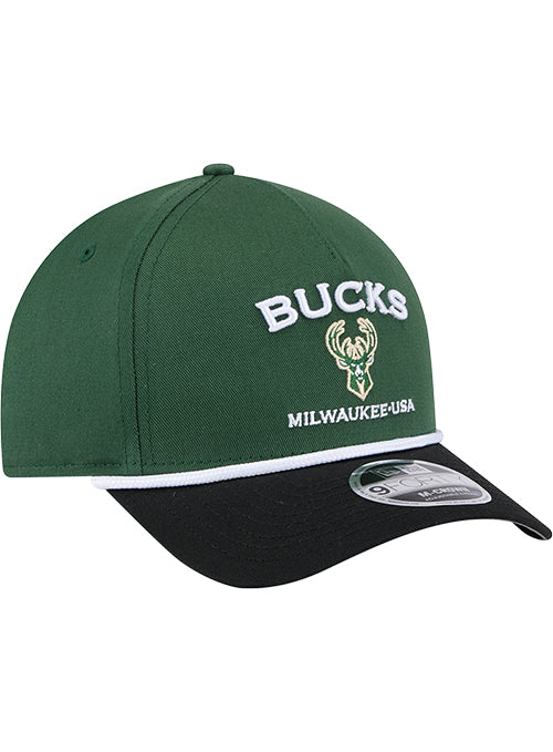 New Era 9Forty Two Tone Rope Milwaukee Bucks Adjustable Hat - Image 2