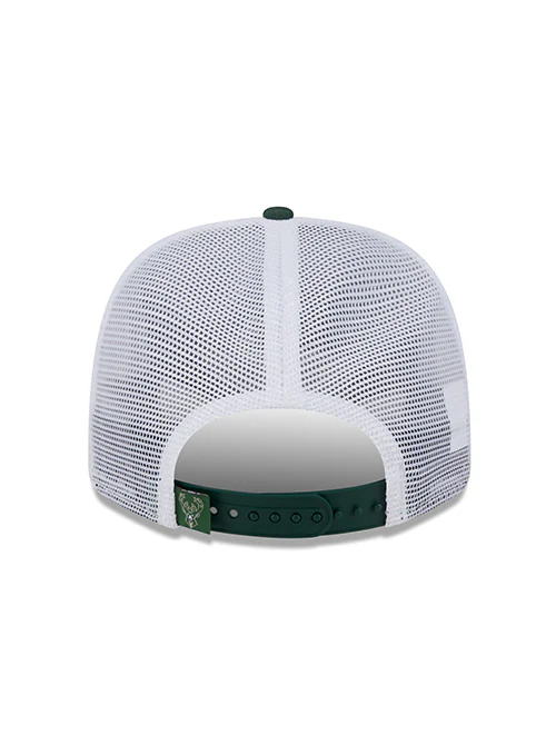New Era 9Seventy Team Color Milwaukee Bucks Stretch Snapback Trucker Hat - Image 4