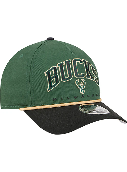 New Era 9Forty Arch M-Crown Milwaukee Bucks Snapback Hat - Image 2