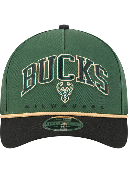 New Era 9Forty Arch M-Crown Milwaukee Bucks Snapback Hat - Image 3