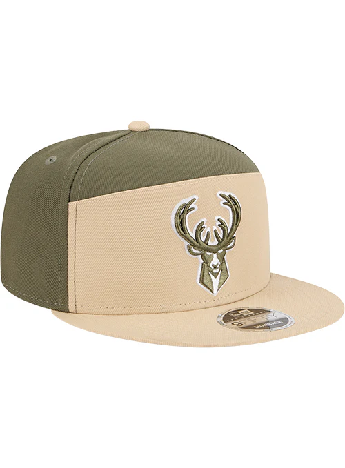 New Era 9Fifty Color Pack 2Tone Seven-Panel Milwaukee Bucks Snapback Hat - Image 2