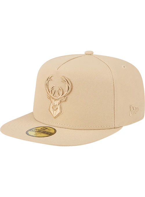 New Era 59Fifty Color Pack Cream Milwaukee Bucks Fitted Hat