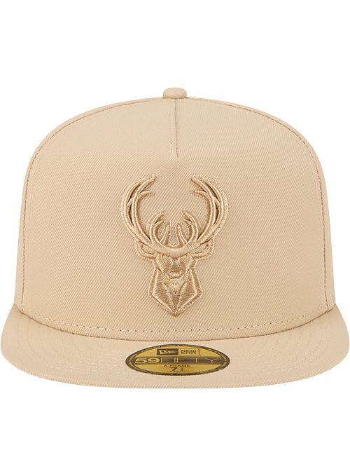 New Era 59Fifty Color Pack Cream Milwaukee Bucks Fitted Hat - Image 3