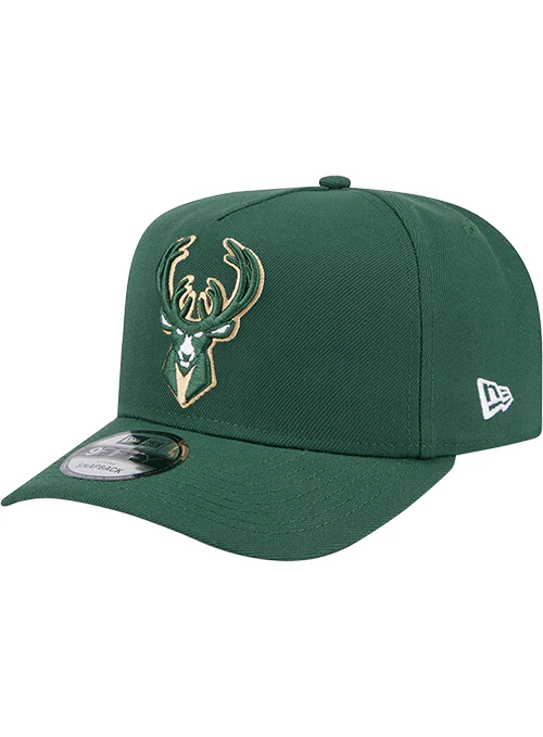 New Era 9Fifty Conference Patch Milwaukee Bucks Snapback Hat