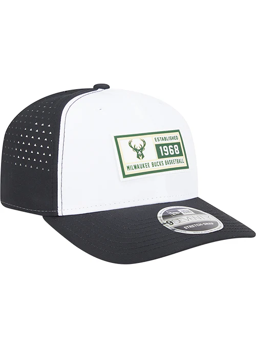 New Era 9Seventy Established Patch Milwaukee Bucks Snapback Hat - Image 2