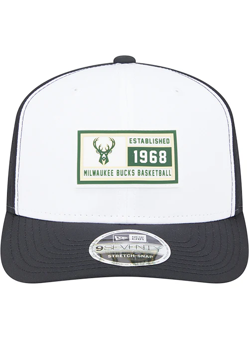 New Era 9Seventy Established Patch Milwaukee Bucks Snapback Hat - Image 3