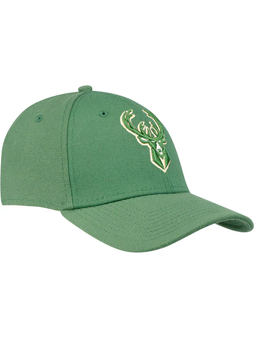 New Era Green Icon Milwaukee Bucks Flex Fit Cap - Image 2