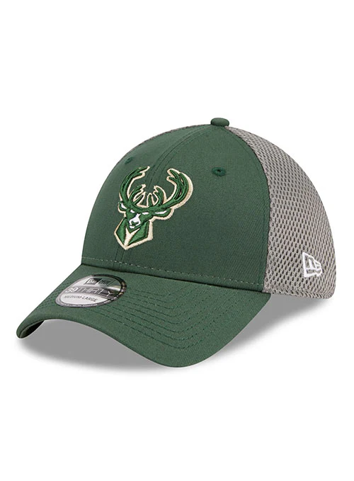 New Era Neo Icon 39Thirty Milwaukee Bucks Flex Fit Hat