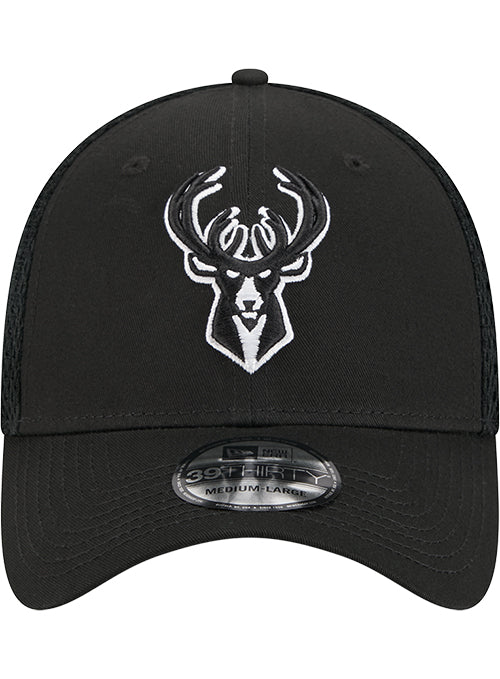 New Era 39Thirty Neo Mesh Milwaukee Bucks Flex Hat - Image 3