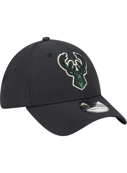 New Era 39Thirty Night Vision Milwaukee Bucks Flex Fit Hat - Image 2