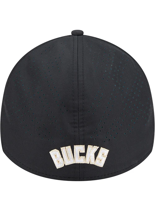 New Era 39Thirty Night Vision Milwaukee Bucks Flex Fit Hat - Image 4