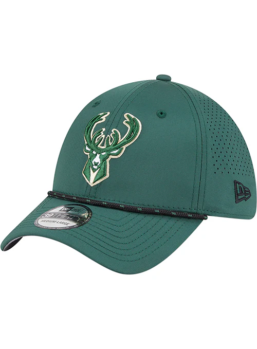 New Era 39Thirty Perform Milwaukee Bucks Flex Fit Hat