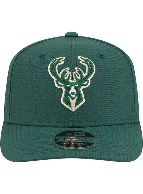 New Era 9Seventy Perform Stretch-Snap Milwaukee Bucks Snapback Hat - Image 3