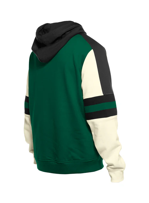 New Era Throwback Milwaukee Bucks Full Zip Hooded Sweatshirt - Image 3