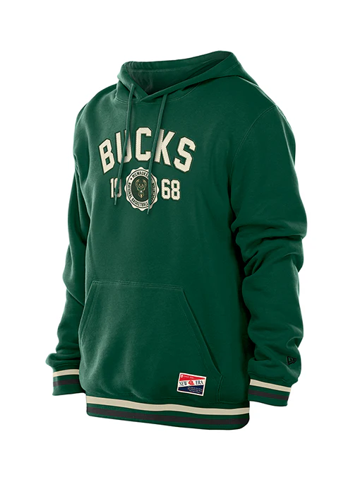 New Era Throwback Milwaukee Bucks Hooded Sweatshirt