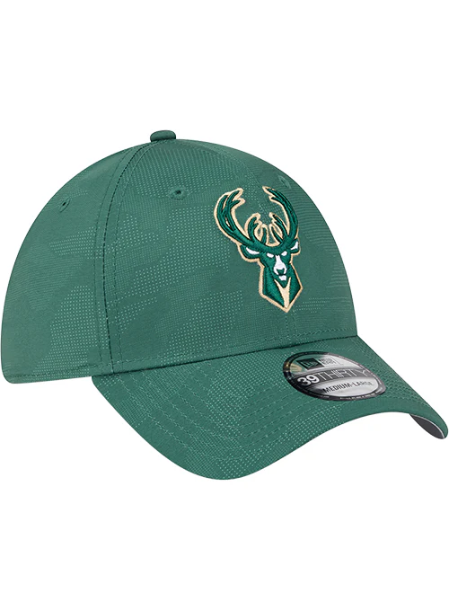 New Era Tonal Camo 39Thirty Milwaukee Bucks Flex Fit Hat - Image 2